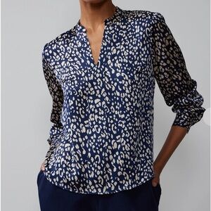 NY&CO Mandarin Collar Blouse  NWT